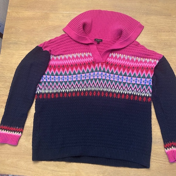 Talbots Size M Fair Isle Sweater - Picture 1 of 5